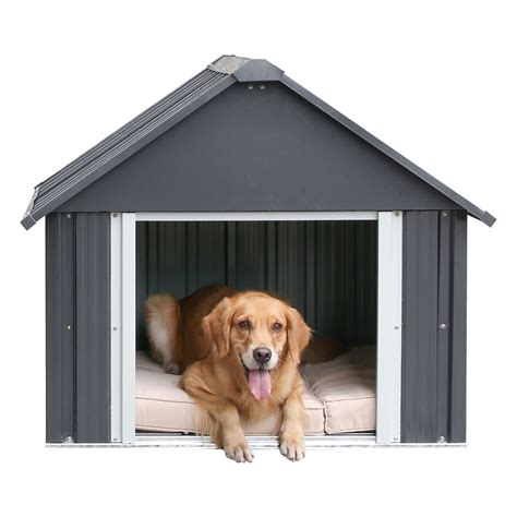 metal dog house australia|waterproof metal dog house.